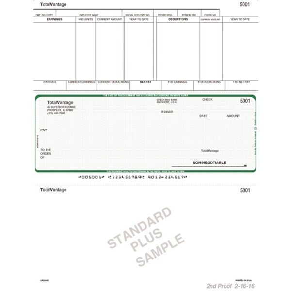 Standard Plus Laser Checks